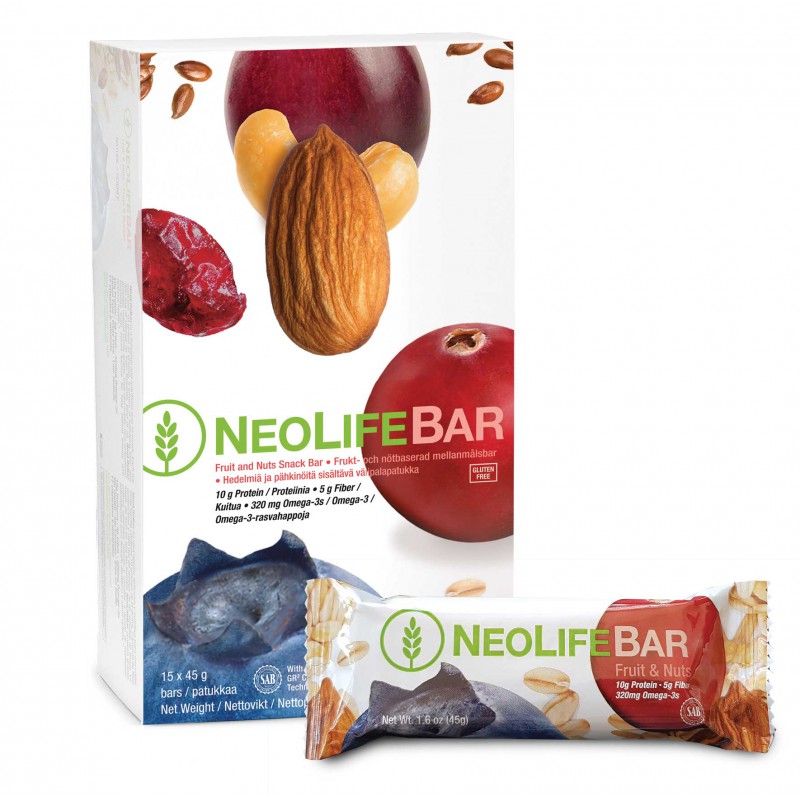 NeoLifeBar - NeoLife batonėlis, sveikas užkandis energijai / sveikaseima.lt
